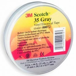 3m™ Scotch® Vinyl Electrical Color Coding Tape 35-Gray, 3/4" X 66' - Pkg Qty 10 -Adhesives, Sealants & Tape Sales 2022 00054007000723