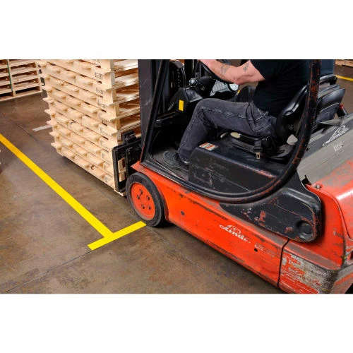 Brady® 104312 ToughStripe Floor Marking Tape, Polyester, 2"W X 100'L, Yellow 2 Brady® 104312 ToughStripe Floor Marking Tape, Polyester, 2"W X 100'L, Yellow - Image 2