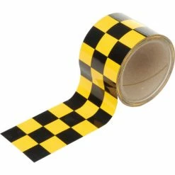 Incom Manufacturing INCOM® Checkerboard Hazard Tape - Yellow/Black, 3"W x 54'L, 1 Roll 9 Incom Manufacturing INCOM® Checkerboard Hazard Tape - Yellow/Black, 3"W x 54'L, 1 Roll -Adhesives, Sealants & Tape Sales 2022 116231 04