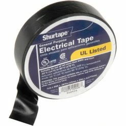 Shurtape EV 057B Black Electrical Tape, EV 57 3/4" X 66', 7 mil, Black - Pkg Qty 10 -Adhesives, Sealants & Tape Sales 2022 184275 03