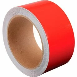 Incom Manufacturing INCOM® Safety Tape Reflective Solid Red, 2"W x 30'L, 1 Roll -Adhesives, Sealants & Tape Sales 2022 331035 03