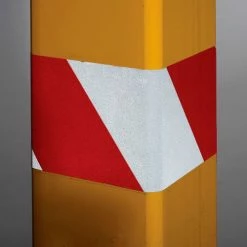 Incom Manufacturing INCOM® Safety Tape Reflective Striped Red/White, 3"W x 30'L, 1 Roll -Adhesives, Sealants & Tape Sales 2022 331039 02