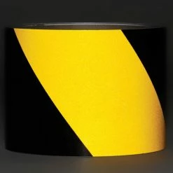 Incom Manufacturing INCOM® Safety Tape Reflective Striped Yellow/Black, 3"W x 30'L, 1 Roll -Adhesives, Sealants & Tape Sales 2022 331040 03