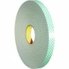 3M 4032 Double Coated Urethane Foam Tape 1" x 72 Yds. 31 Mil Off White - Pkg Qty 9