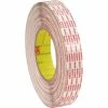 3M™ 476XL Double Coated Extended Liner Tape 1/2" x 360 Yds. 6 Mil Translucent - Pkg Qty 12
