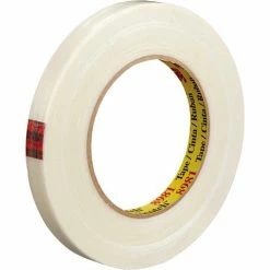 3M™ Scotch® 8981 Filament Tape 1/2" x 60 Yds. 6.6 Mil Clear - Pkg Qty 72