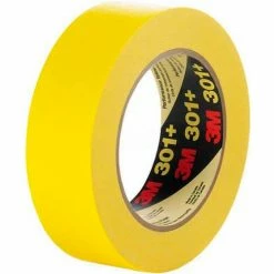 3M Masking Tape 301+ 3.78"W x 60 Yards - Yellow - Pkg Qty 8
