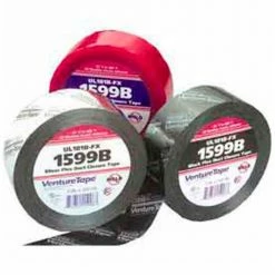 3M™ Venture Tape™ UL181B-FX Polypropylene Duct Tape 1599B Silver, 2-13/16" x 360', 3 Mil - Pkg Qty 16