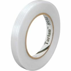 3M™ Tartan™ 8934 Filament Tape 1/2" x 60 Yds. 4 Mil Clear - Pkg Qty 72