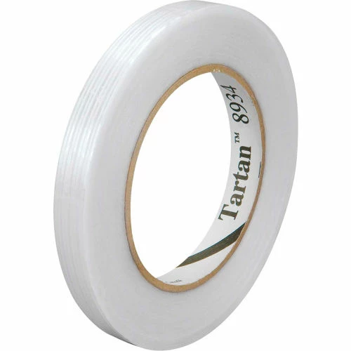 3M Tartan 8934 Filament Tape 1/2" x 60 Yds. 4 Mil Clear - Pkg Qty 72 1 3M Tartan 8934 Filament Tape 1/2" x 60 Yds. 4 Mil Clear - Pkg Qty 72