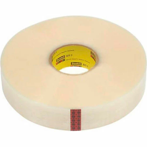 3M Scotch® 371+ Machine Length Carton Sealing Tape, 2" x 1000 Yds. 1.9 Mil Clear - Pkg Qty 6 3 3M Scotch® 371+ Machine Length Carton Sealing Tape, 2" x 1000 Yds. 1.9 Mil Clear - Pkg Qty 6 - Image 3