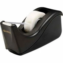 Scotch® Desktop Tape Dispenser C60-BK Black Two-Tone, 1 Pack