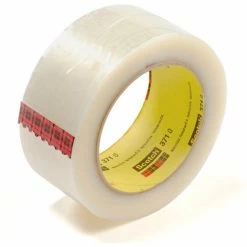 3M™ 371 Carton Sealing Tape 2" x 110 Yds. 1.8 Mil Clear - Pkg Qty 36