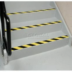 Incom Manufacturing INCOM® Striped Hazard Warning Tape, Yellow/Black, 3"W x 108'L, 1 Roll -Adhesives, Sealants & Tape Sales 2022 419103 04