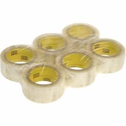 3M™ 375 Carton Sealing Tape 2" x 55 Yds. 3.1 Mil Clear - Pkg Qty 36 -Adhesives, Sealants & Tape Sales 2022 430074 02