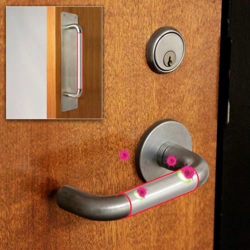 Global Industrial V-Guard Constant Clean Antimicrobial Handle Film, 2-1/2" x 4-1/4", 10/Pack 2 Global Industrial V-Guard Constant Clean Antimicrobial Handle Film, 2-1/2" x 4-1/4", 10/Pack - Image 2