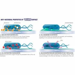 Global Industrial™ V-Guard Constant Clean Antimicrobial Railing Film, 60" x 4", 4/Pack -Adhesives, Sealants & Tape Sales 2022 641783 03