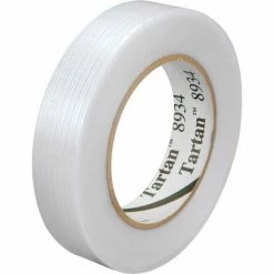 3M™ Tartan™ 8934 Filament Tape 1" x 60 Yds. 4 Mil Clear - Pkg Qty 36