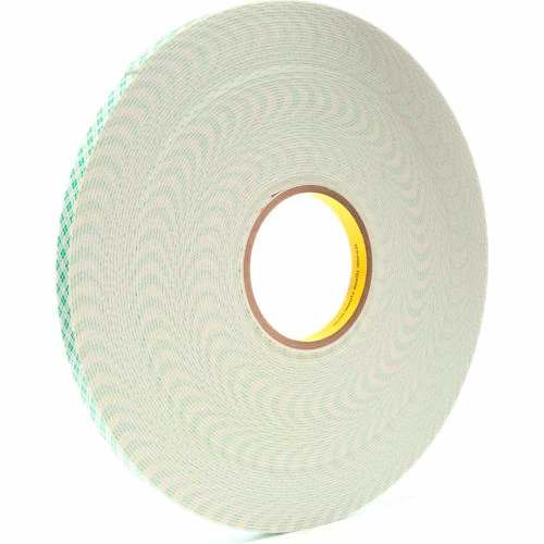 3M 4026 Double Coated Urethane Foam Tape 1/2" x 36 Yds. 62 Mil Natural - Pkg Qty 18 2 3M 4026 Double Coated Urethane Foam Tape 1/2" x 36 Yds. 62 Mil Natural - Pkg Qty 18 - Image 2