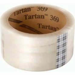 3M™ Tartan® 369 Carton Sealing Tape 2" x 110 Yds. 1.6 Mil Clear - Pkg Qty 36