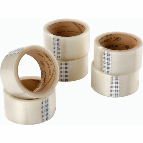 3M Tartan® 369 Carton Sealing Tape 2" x 110 Yds. 1.6 Mil Clear - Pkg Qty 36 3 3M Tartan® 369 Carton Sealing Tape 2" x 110 Yds. 1.6 Mil Clear - Pkg Qty 36 - Image 3
