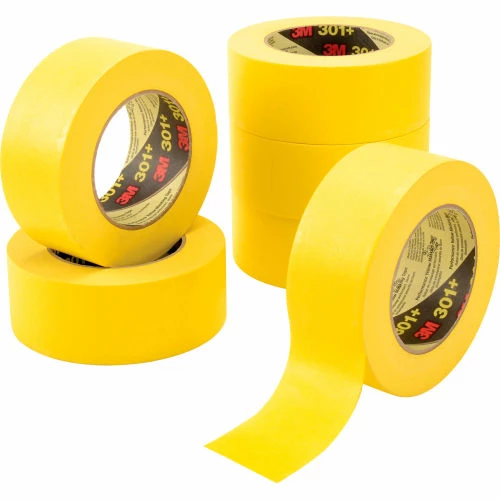 3M Masking Tape 301+ 1.89"W x 60 Yards - Yellow - Pkg Qty 24 2 3M Masking Tape 301+ 1.89"W x 60 Yards - Yellow - Pkg Qty 24 - Image 2