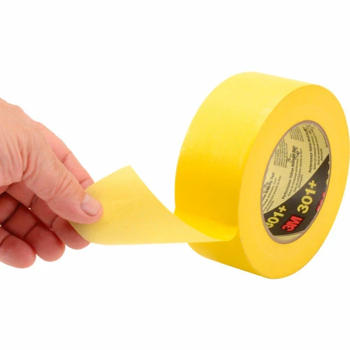 3M Masking Tape 301+ 1.89"W x 60 Yards - Yellow - Pkg Qty 24 3 3M Masking Tape 301+ 1.89"W x 60 Yards - Yellow - Pkg Qty 24 - Image 3
