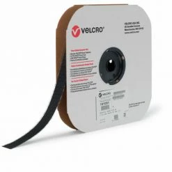 Velcro Brand VELCRO® Brand Black Hook With Acrylic Adhesive 1" x 75'