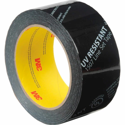3M™ VentureTape 1507PRTD-Q130 UV Resistant Line Set Tape 2 IN x 60 Yards Black 2 3M™ VentureTape 1507PRTD-Q130 UV Resistant Line Set Tape 2 IN x 60 Yards Black - Image 2