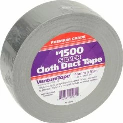 3M™ VentureTape #1500 General Purpose Cloth Duct Tape, 2 IN x 60 Yards, Silver