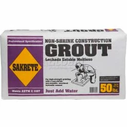 Sakrete® Non-Shrink Construction Grout, 50 Lb. Bag - 65250560 - Pkg Qty 30