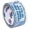 Tape Logic® Security Tape "If Seal Has Been Broken, Check Contents" 2" x 110 Yds. White/Blue - Pkg Qty 6