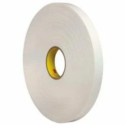 3M™ 4462 Double Sided Foam Tape 1" x 5 Yds. 1/32" Thick White