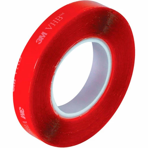 3M 4905 Double Sided VHB Acrylic Foam Tape 1/2" x 5 Yds. 20 Mil Clear 1 3M 4905 Double Sided VHB Acrylic Foam Tape 1/2" x 5 Yds. 20 Mil Clear