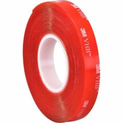 3M™ 4910 Double Sided VHB™ Acrylic Foam Tape 1/2" x 5 Yds. 40 Mil Clear