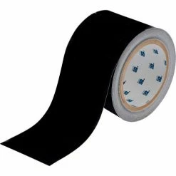 Brady® 104310 ToughStripe Floor Marking Tape, 2" W X 100'L, Black -Adhesives, Sealants & Tape Sales 2022 BRW 104310