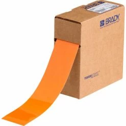 Brady® 104316 ToughStripe Floor Marking Tape, Polyester, 2"W X 100'L, Orange -Adhesives, Sealants & Tape Sales 2022 BRW 104316