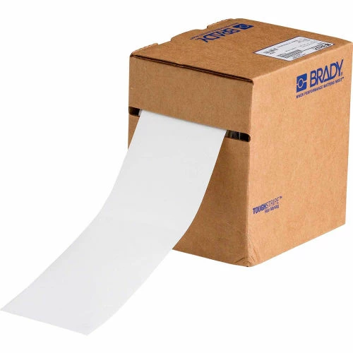 Brady® 104341 ToughStripe Floor Marking Tape, Polyester, 3"W X 100'L, White 1 Brady® 104341 ToughStripe Floor Marking Tape, Polyester, 3"W X 100'L, White