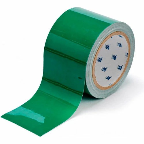 Brady® 104345 ToughStripe Floor Marking Tape, Polyester, 3"W X 100'L, Green 1 Brady® 104345 ToughStripe Floor Marking Tape, Polyester, 3"W X 100'L, Green