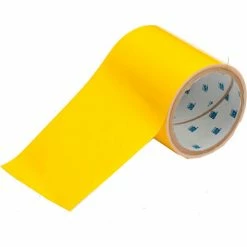 Brady® 104372 ToughStripe Floor Marking Tape, Polyester, 4"W X 100'L, Yellow -Adhesives, Sealants & Tape Sales 2022 BRW 104372