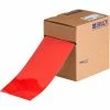Brady® 104373 ToughStripe Floor Marking Tape, Polyester, 4"W X 100'L, Red