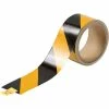 Brady® 76308 Reflective Striped Tape, Vinyl, 2"W X 15'L, Black/Yellow
