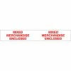 Decker Tape Printed Tape "Mixed Merchandise Enclosed" 2"W x 110 Yds. 1.84 Mil White/Red - Pkg Qty 36