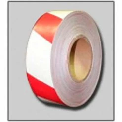 Datrex Red Diagonal Tape 2" x 150', Glow in the Dark 1/Case - 5501-RED-02-G