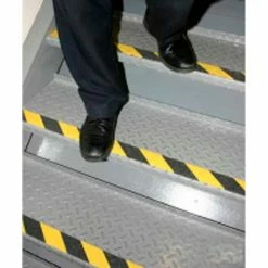 Datrex 2" x 60' Roll Nonskid Safety Track, Yellow/Black 1/Case - JM3360-2M