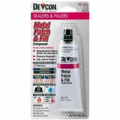 Devcon® Metal Patch & Fill, 50345, 3 Oz. Tube