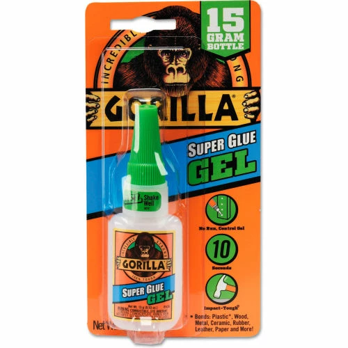 Gorilla Glue® Instant-Bond Super Glue - 15 g Bottle - Clear 1 Gorilla Glue® Instant-Bond Super Glue - 15 g Bottle - Clear