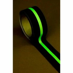 Heskins Standard Black Anti Slip Tape, Glow In The Dark, 2" x 60'