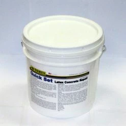 JE Tomes C-107-W White Acrylic Concrete & Patch Repair, 10lb.Pail - Pkg Qty 4