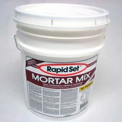 JE Tomes Rapid Set Mortar Mix, Concrete Repair, High Strength, 55 lb. Pail - RSMM-55P